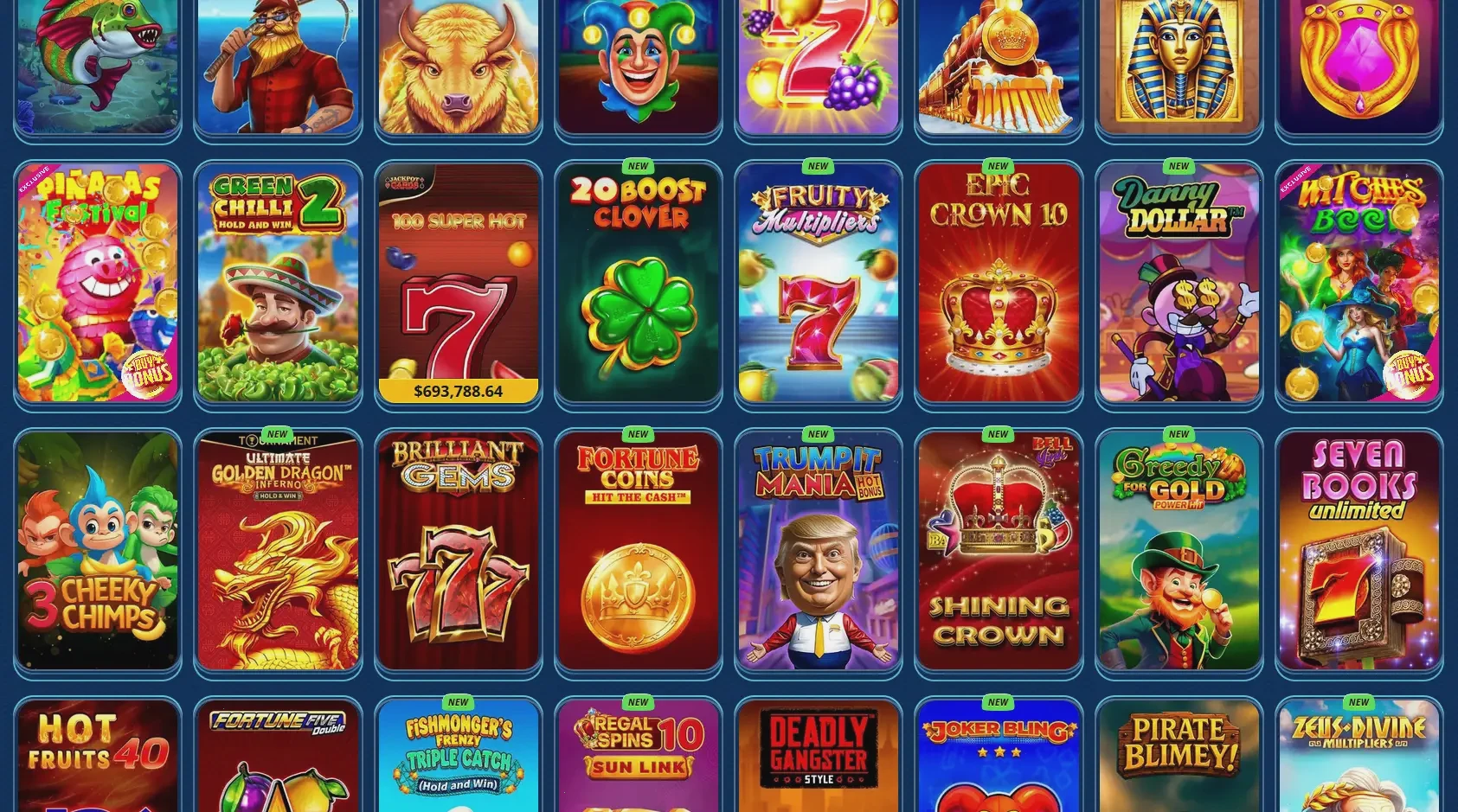 Captaincooks Casino App auf dem Smartphone mit Spielauswahl